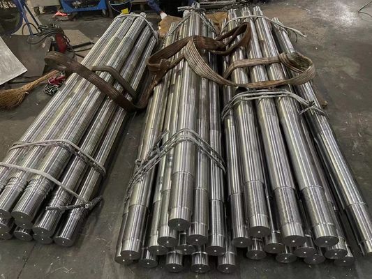 Bantalan Baja Panjang Antara 6 hingga 8,1 Meter Chrom Piston Rod Mesin Teknik