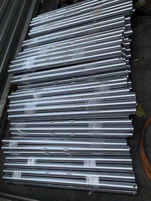 Panjang baja bantalan antara 6 hingga 8,1 Meter Piston Rod Elektroplated 3 hingga 5 Mikron